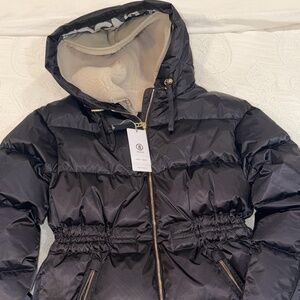 Bogner fleece lined hooded puffer